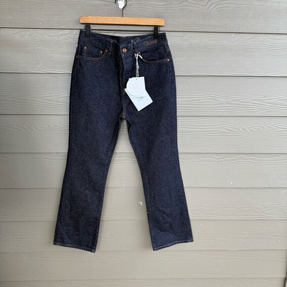 Chloe NWT Papaya straight leg embroidered jeans - Picture 2 of 15